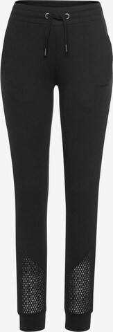 KangaROOS Normální Kalhoty – černá: přední strana