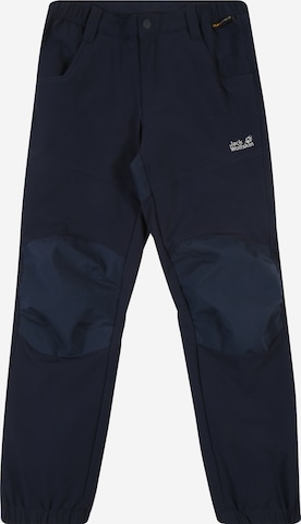 JACK WOLFSKIN Outdoor Pants 'Rascal' in Blue: front