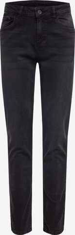 Urban Classics Regular Jeans in Black: front