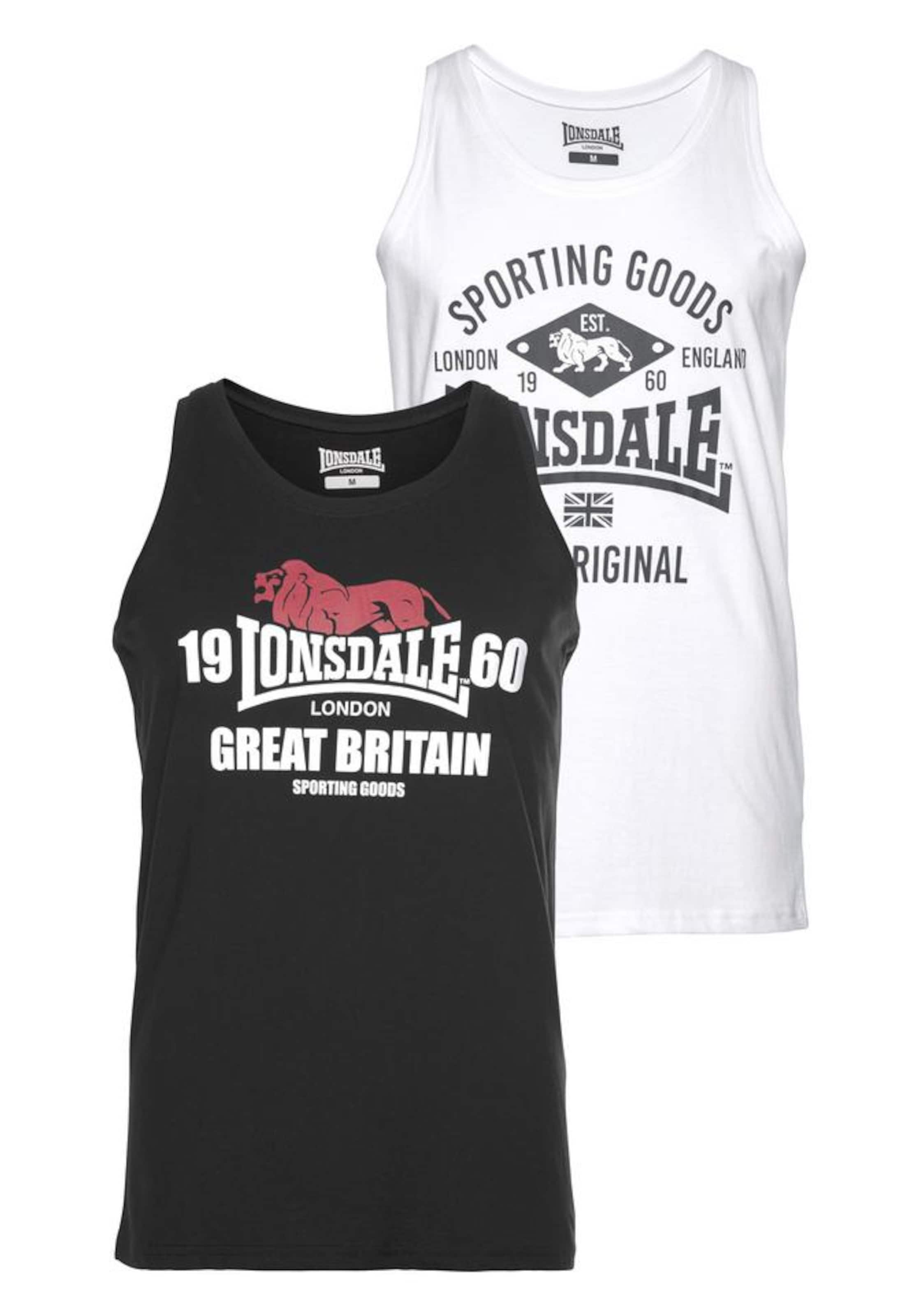 balts LONSDALE T-Krekls