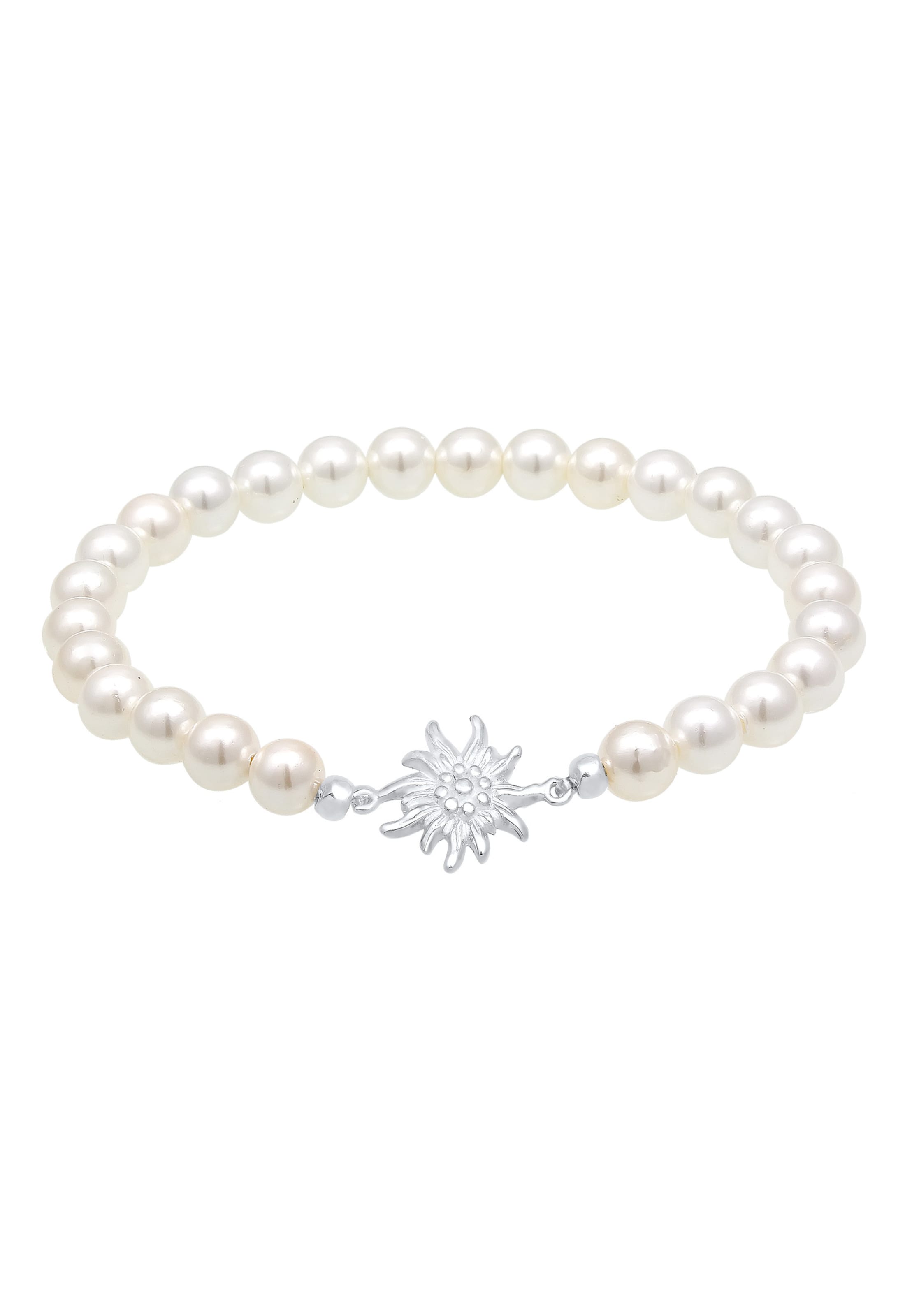 Bracelet 'Edelweiss' ELLI en blanc : devant