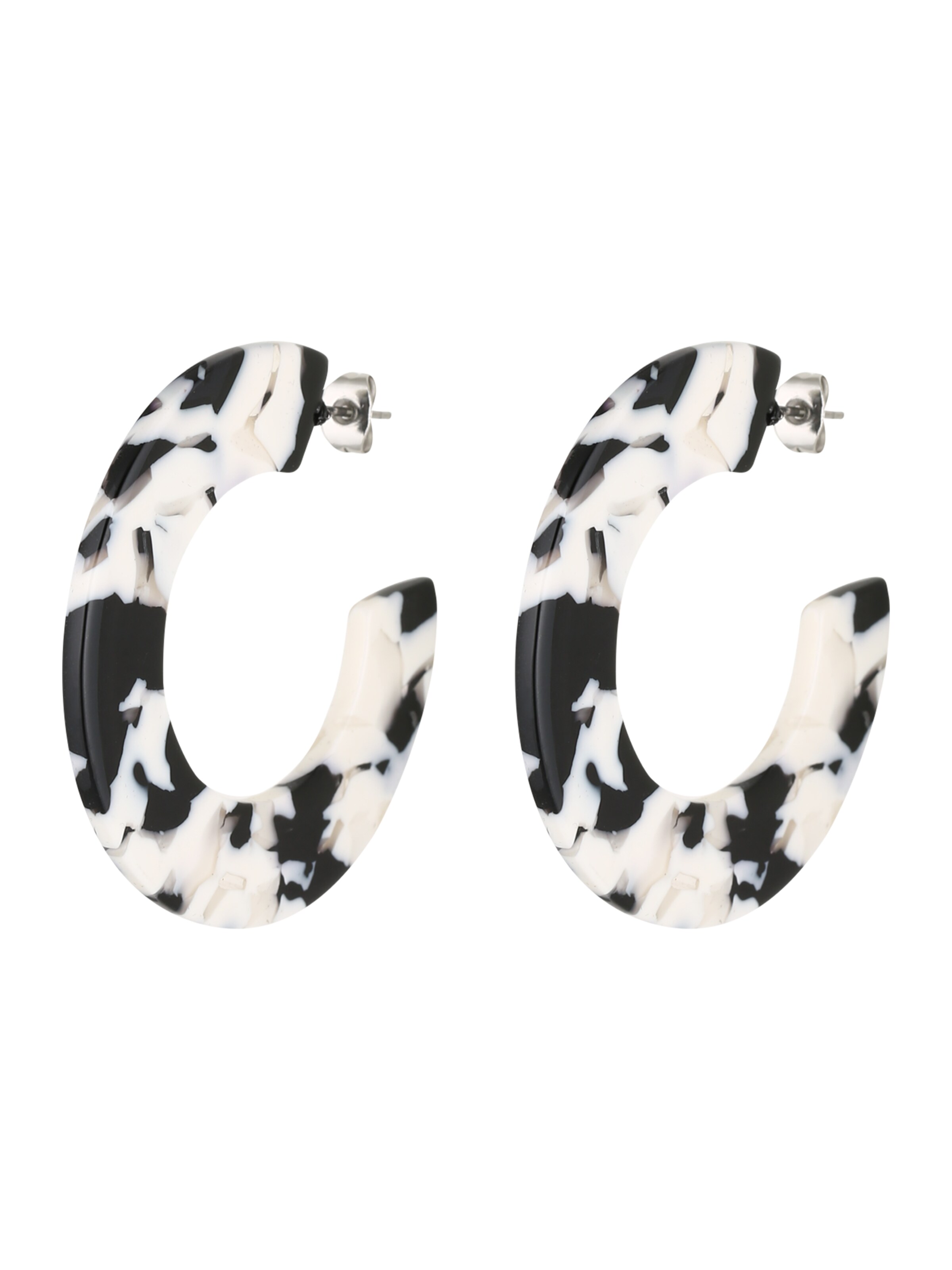 Fräulein Wunder - Oorbellen 'Alena' in de kleur Zwart