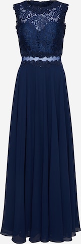 mascara Večerné šaty - Modrá: predná strana