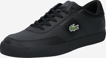 Baskets basses 'Court-Master' LACOSTE en noir : devant