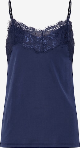 ICHI Top 'Like' in Blauw: voorkant