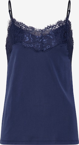 ICHI Top 'Like' in Blue: front
