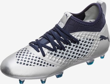 PUMA Fußballschuh 'Future 2.3 Netfit FG/AG' in Silber: predná strana