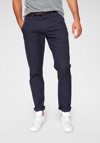 BRUNO BANANI Regular Chino Pants in Blue: front