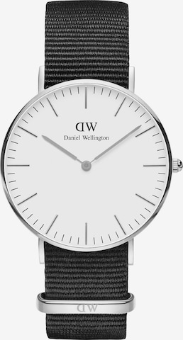 Daniel Wellington Uhr in Schwarz: predná strana