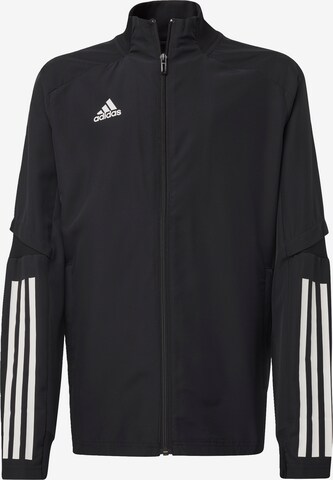 ADIDAS PERFORMANCE Athletic Jacket 'Condivo 20' in Black: front