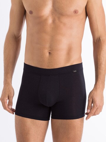 Hanro Boxershorts ' Natural Function ' in Zwart: voorkant