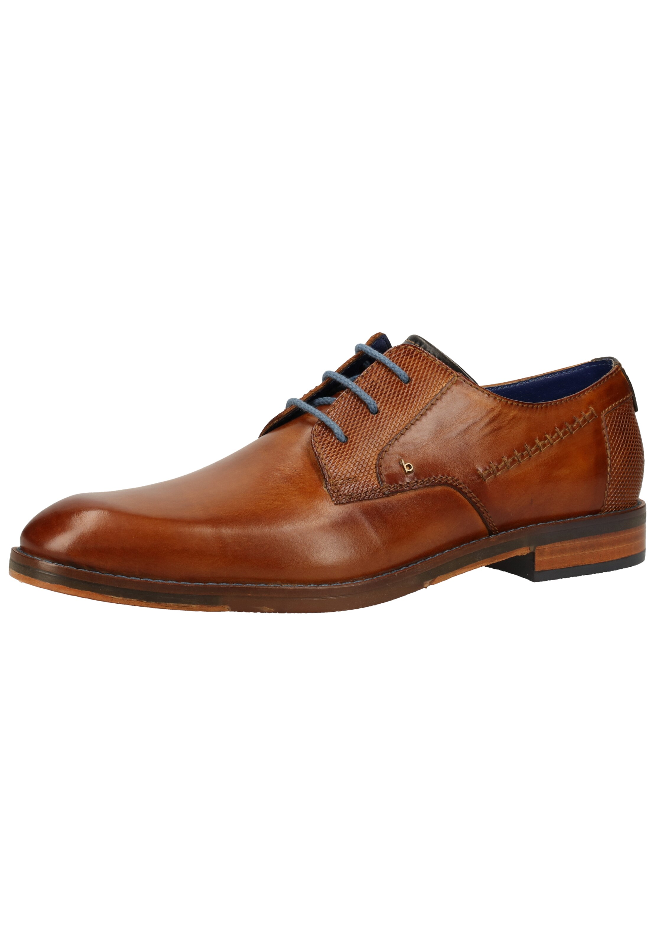 Chaussure à lacets bugatti en marron : devant