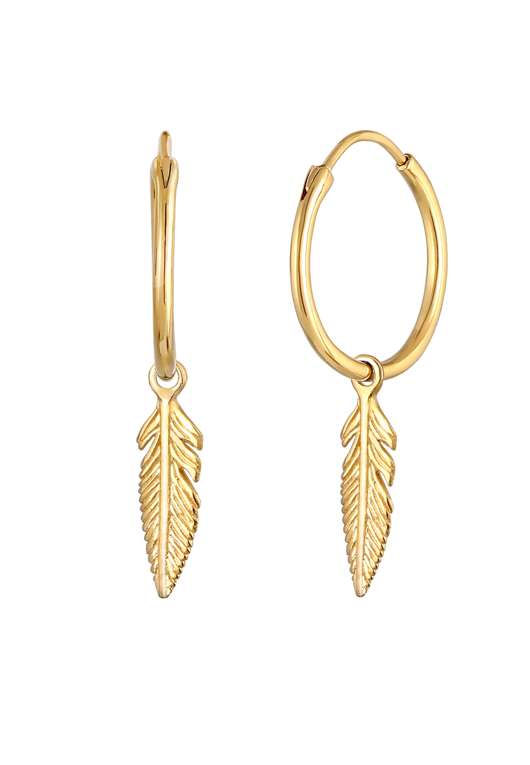 ELLI Earrings in Gold: front