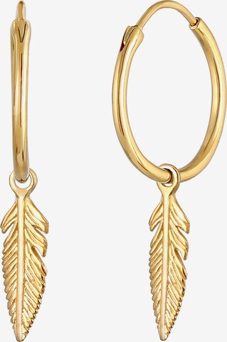 ELLI Earrings in Gold: front