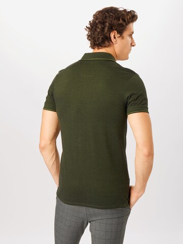 Regular fit Tricou 'TWIST' de la SELECTED HOMME pe verde