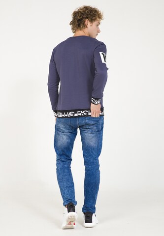 Sweat-shirt PLUS EIGHTEEN en violet