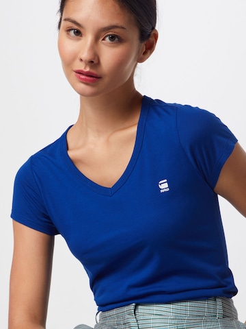 G-Star RAW T-shirt 'Eyben V' i blå