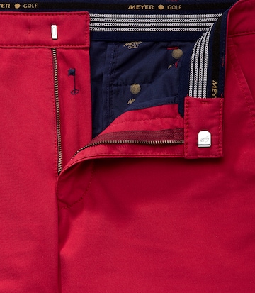 Meyer Hosen Slim fit Chino Pants 'Andrews' in Red