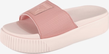 PUMA Pantolette 'Platform Slide' in Pink: predná strana