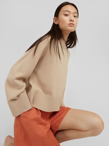 EDITED Wide Leg Shorts 'Fergie' in Braun