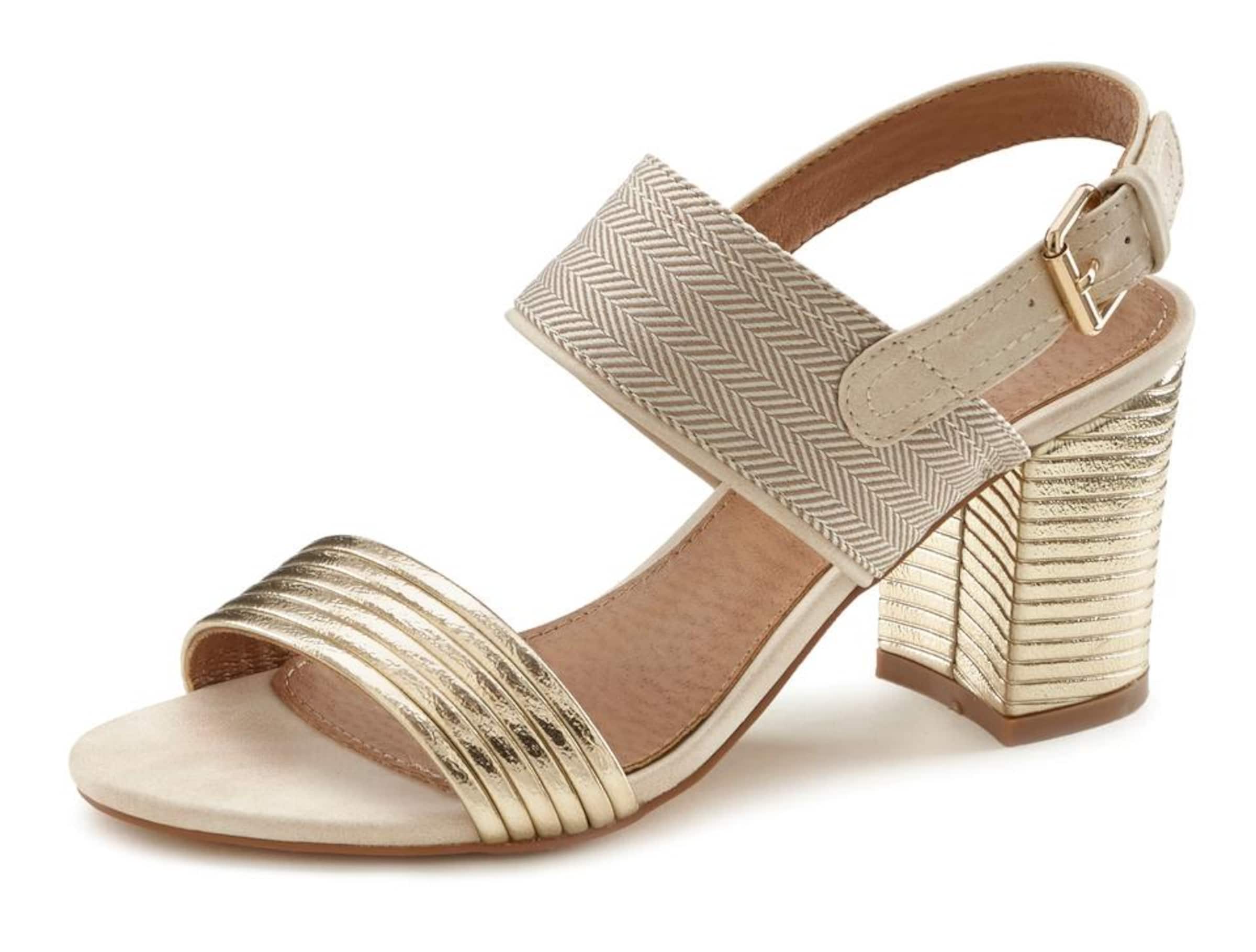 Sandalo di LASCANA in beige: frontale