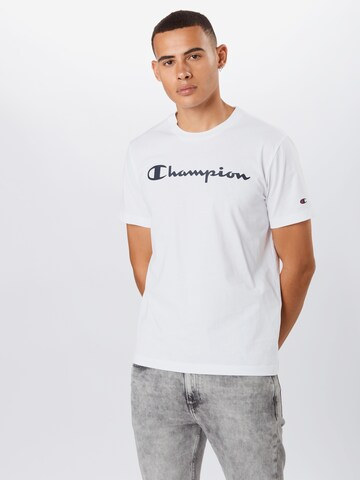 Champion Authentic Athletic Apparel Regular Fit T-Shirt in Weiß: Vorderseite