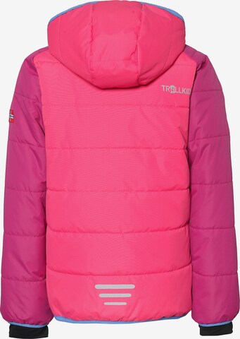 TROLLKIDS Outdoor jacket 'HAFJELL' in Pink