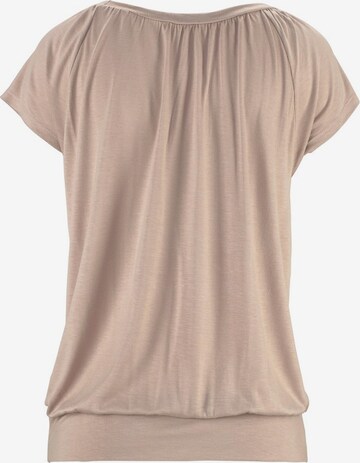 T-shirt LASCANA en beige