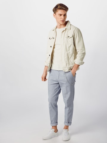 Coupe regular Pull-over 'JJELINEN' JACK & JONES en blanc