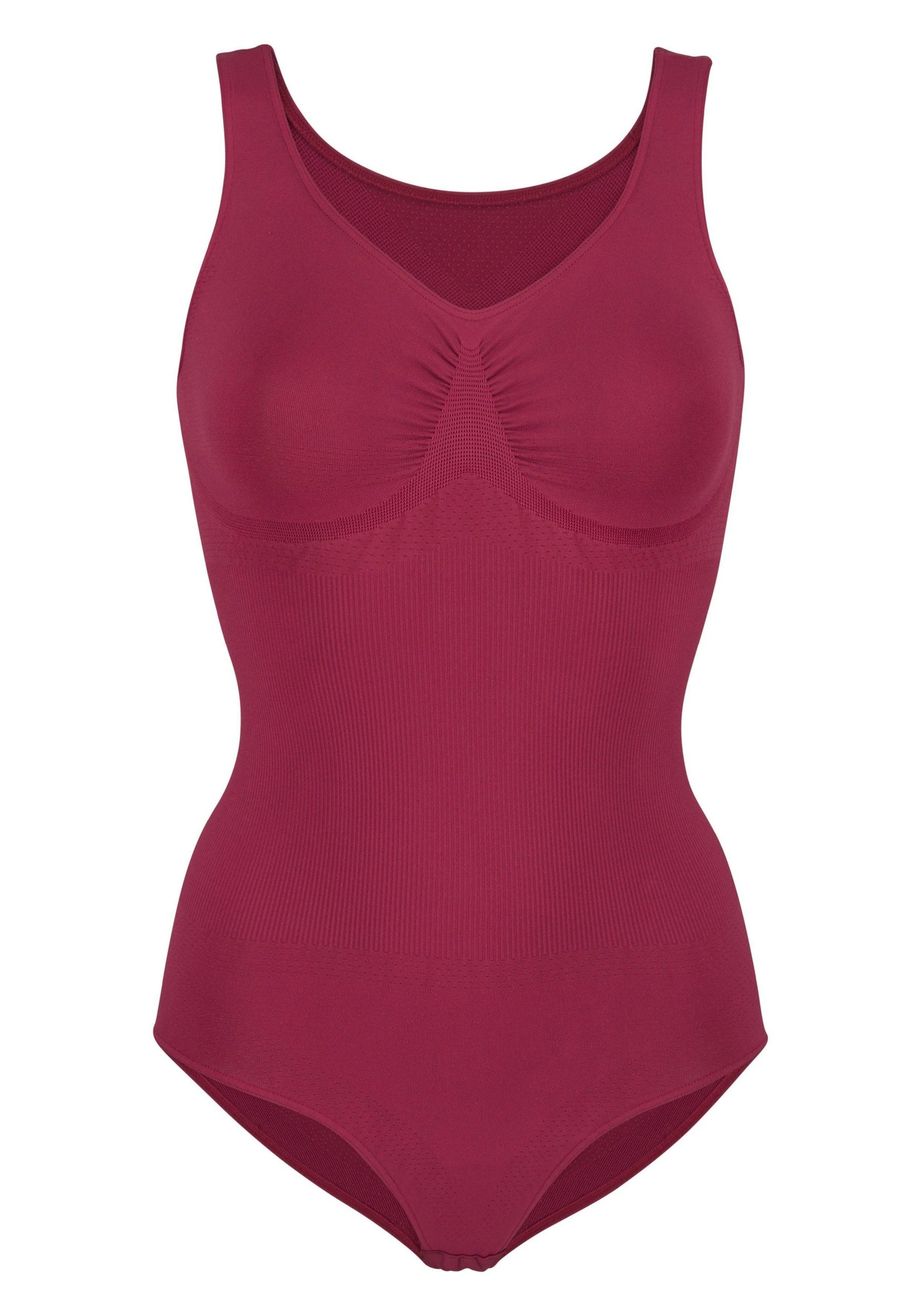 NUANCE Оформящо боди в лилав: отпред