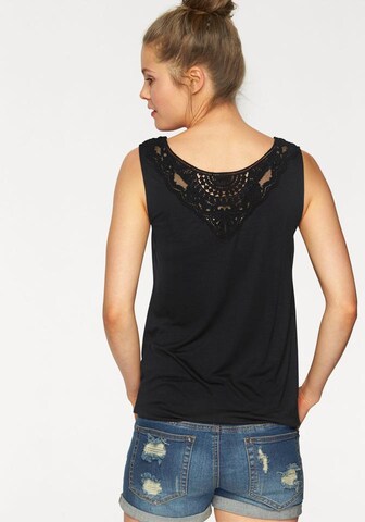 BEACH TIME Top in Schwarz