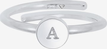 ELLI Ring Initial A in Silber