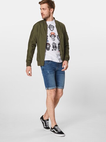 INDICODE JEANS Regular Farkut 'Kaden' värissä sininen