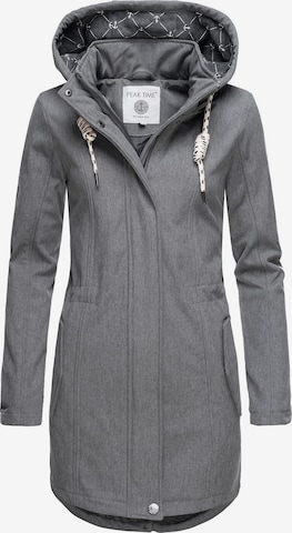 Peak Time Softshelljacke 'L62097' in Grau