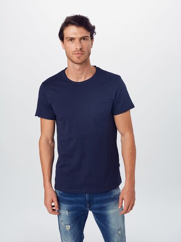 !Solid Regular Fit T-Shirt 'Gaylin' in Blau: predná strana