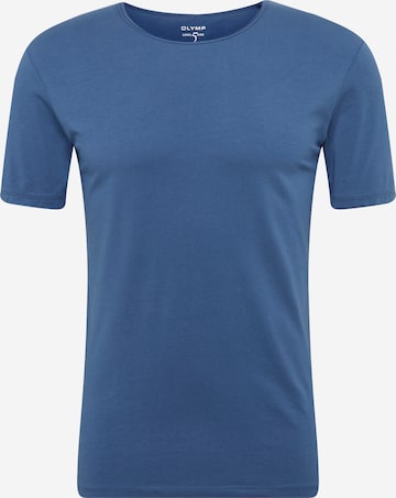 Coupe slim T-Shirt 'Level 5' OLYMP en bleu : devant