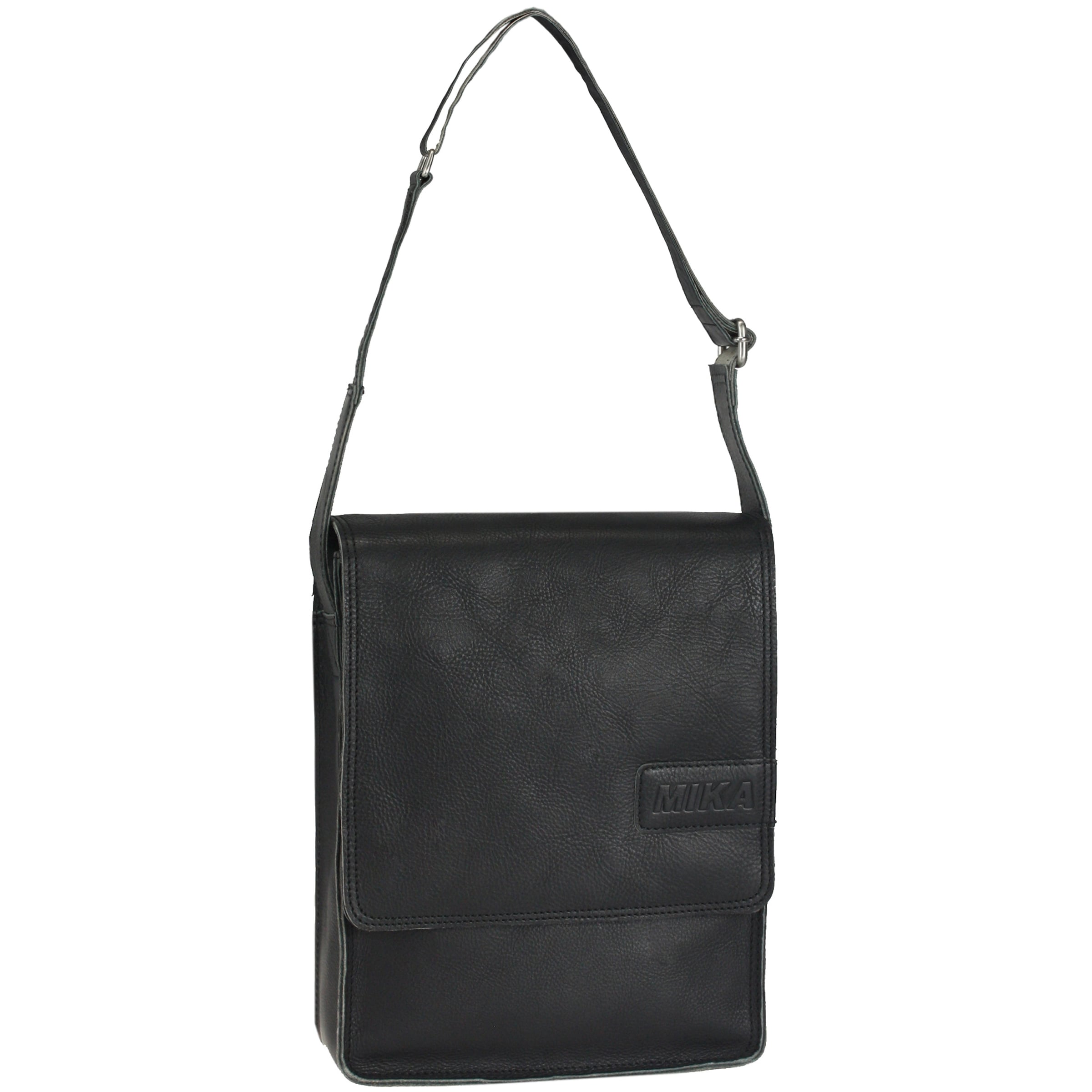 MIKA Umhängetasche in Schwarz: Vorderseite