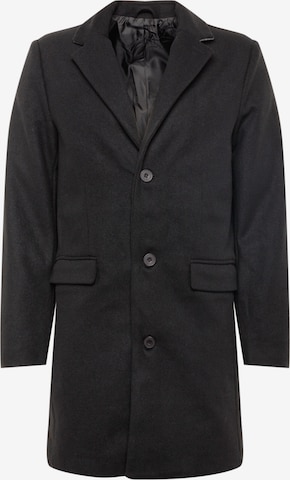 Casual Friday Between-Seasons Coat in Black: front