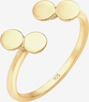 ELLI Ring 'Geo' in Gold: front