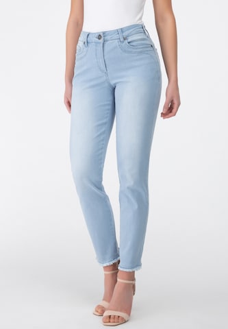 Recover Pants Skinny Jeans in Blue: front