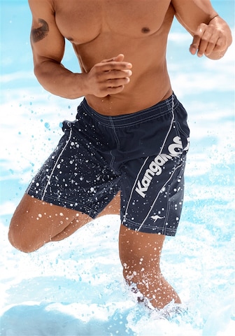 KangaROOS Board Shorts in Blue: front