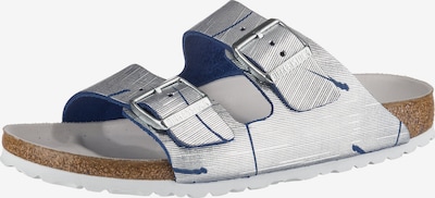 BIRKENSTOCK Pantolette 'Arizona' in blau / silber, Produktansicht