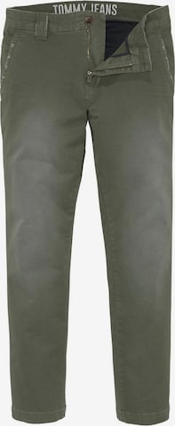 Tommy Jeans Slimfit Chinohose in Grün: predná strana