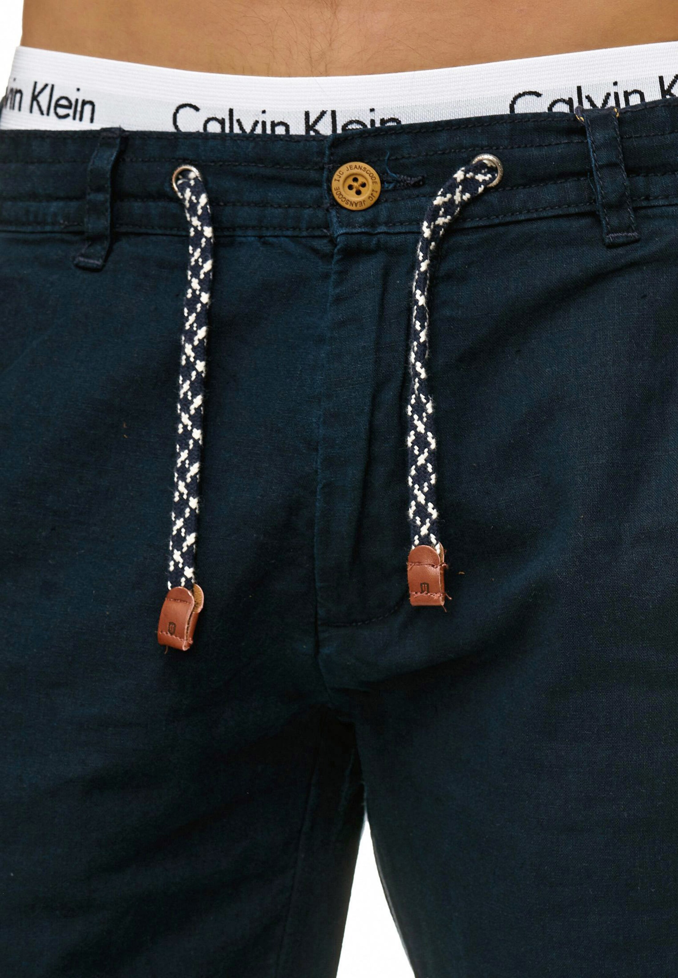 INDICODE JEANS Regular Chino 'Veneto' in Blauw