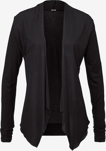 LASCANA Knit Cardigan in Black: front