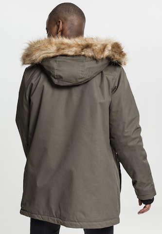 Urban Classics Talveparka, värv roheline