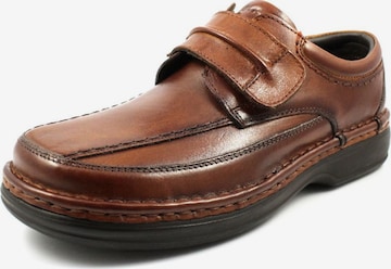 ARA Moccasins in Brown: front