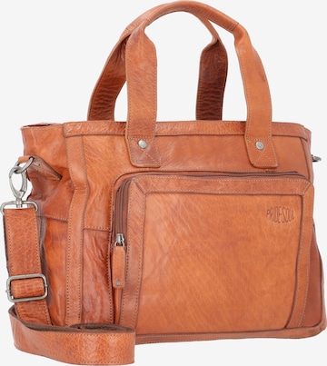 Pride and Soul Document Bag 'Heather Heartbreaker' in Brown