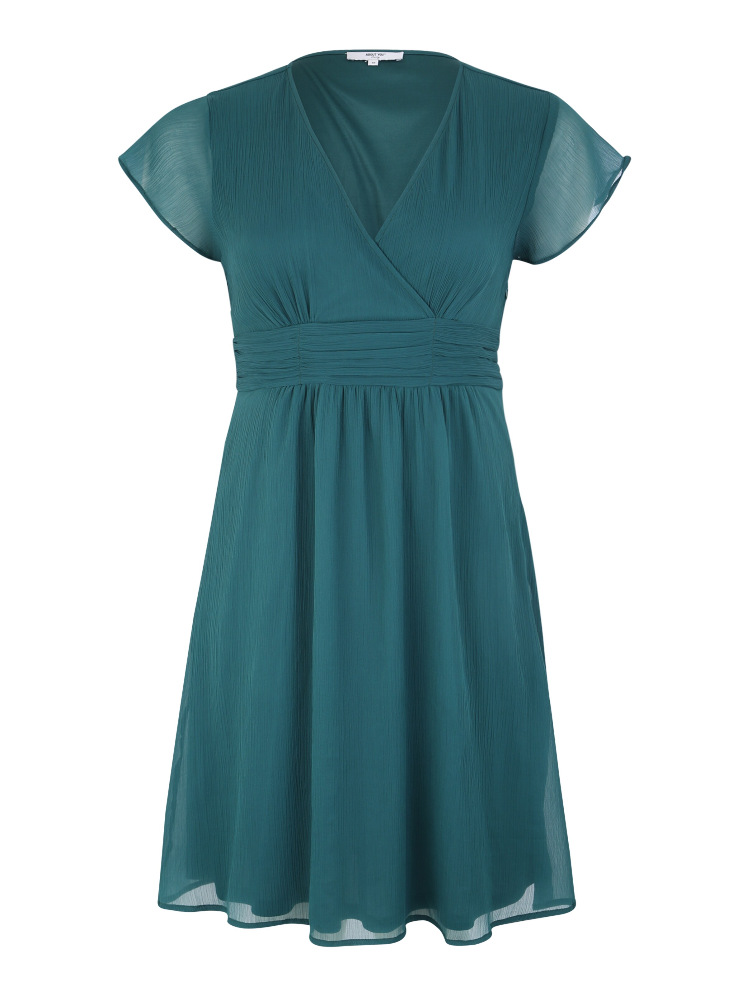 ABOUT YOU Curvy - Cocktailjurk 'Evelin' in de kleur Smaragd