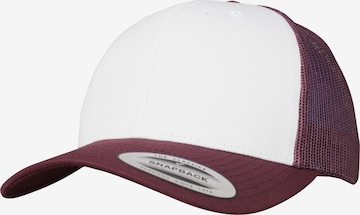 Cappello da baseball di Flexfit in rosso: frontale